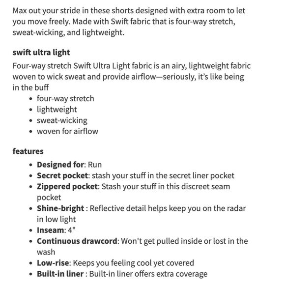 Lululemon Hotty Hot Shorts Sz 4 High Rise 4" Pink Fuschia Drawstring Run Pocket - Picture 10 of 10